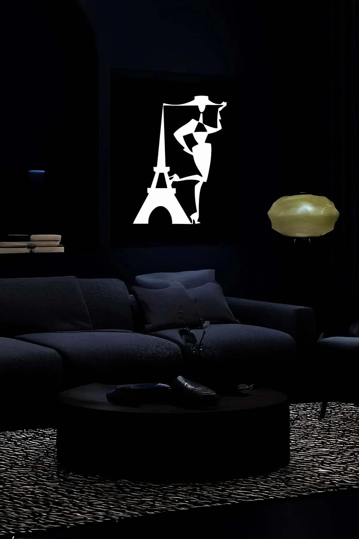 Reflective Parisian Figure Wall Art