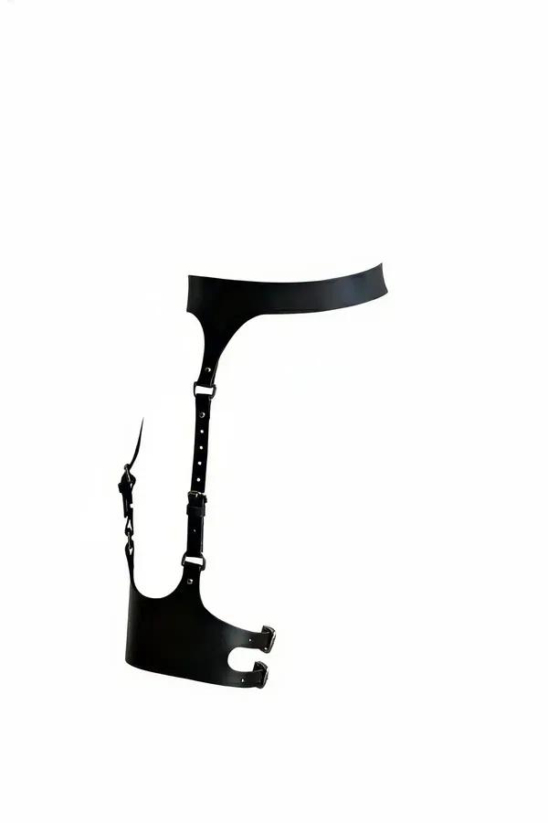 Single Leg Garter Harness with Adjustable Straps & Buckles