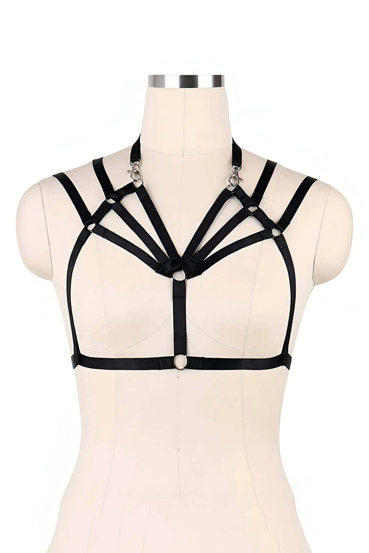 Strappy O-Ring Harness with Star Detail