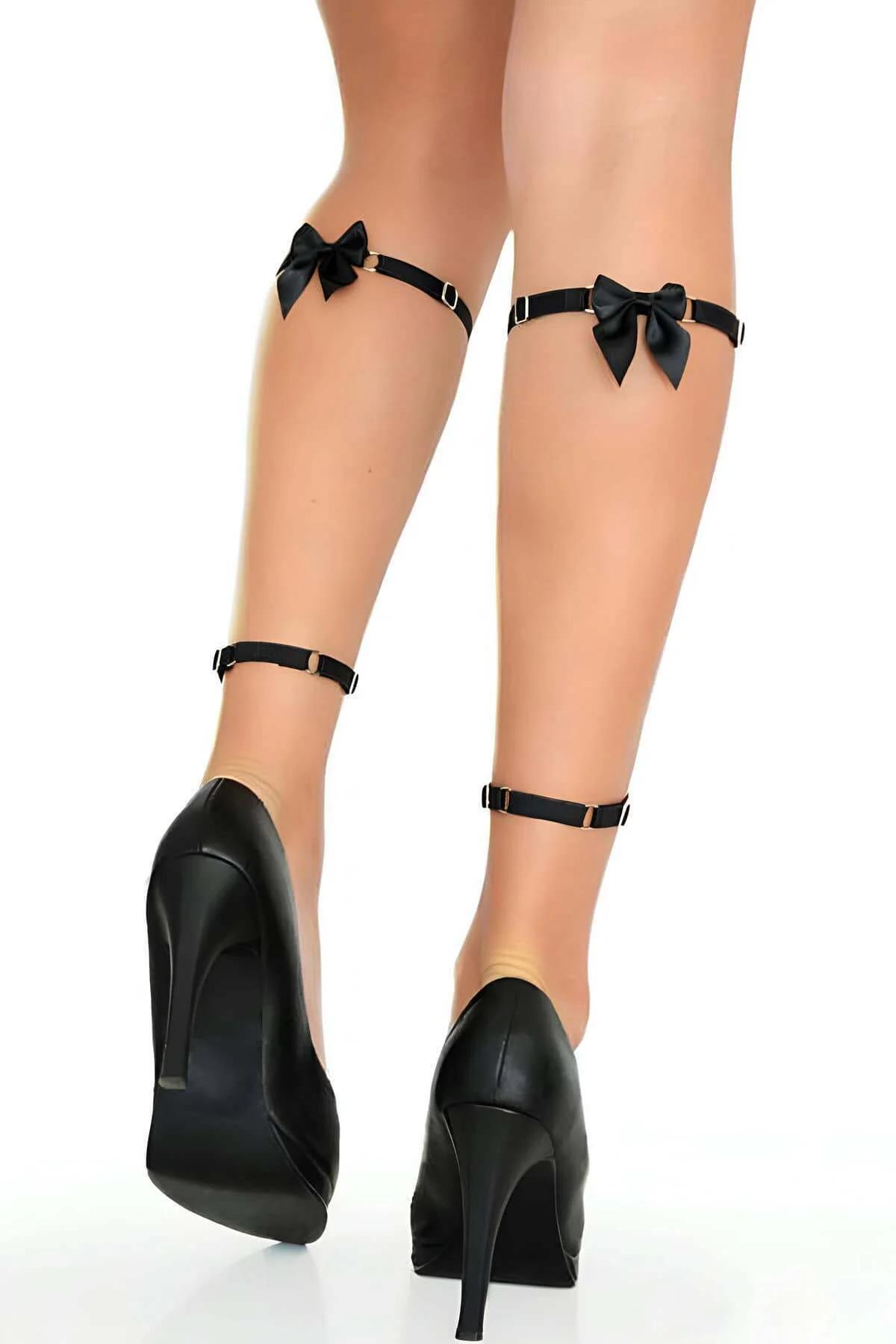 Adjustable Strappy Leg Harness with O-Rings
