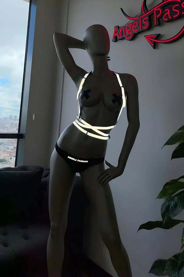 Reflective Festival Body Harness Straps