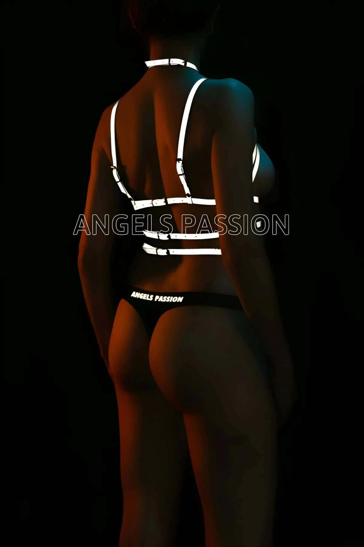 Reflective Strappy Body Harness with O-Rings
