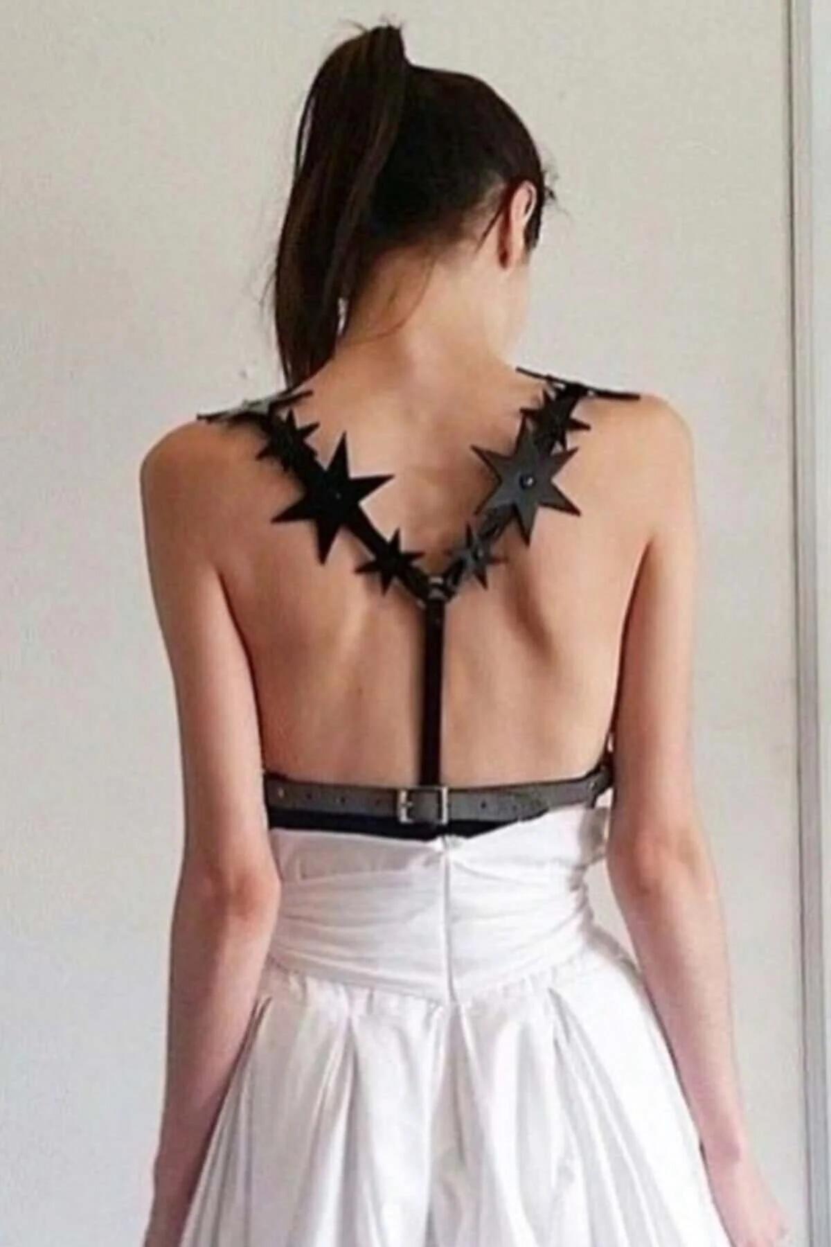 Star Back Body Harness with Adjustable Belt