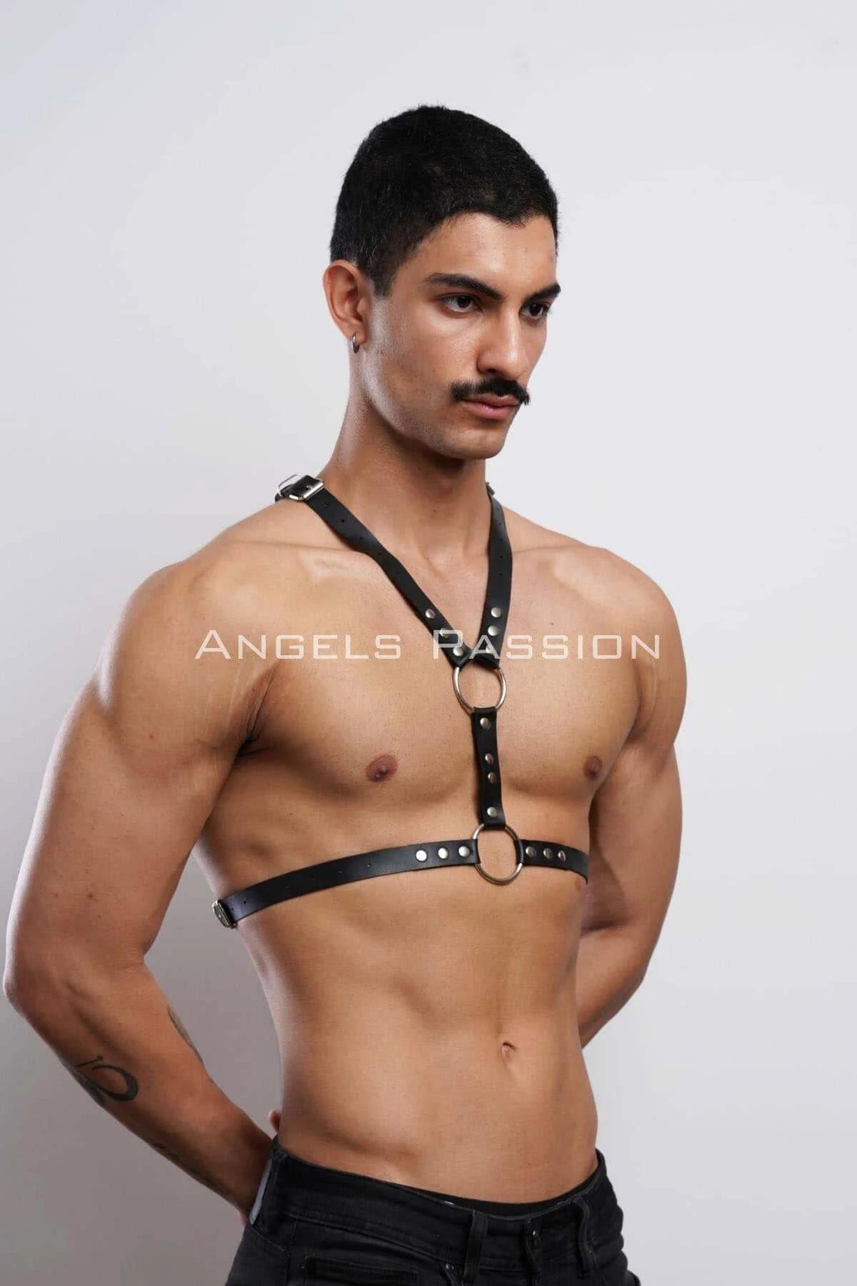 Adjustable Body Harness with O-Ring & Rivets