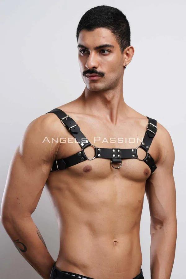 Chest Harness with O-Ring Detail