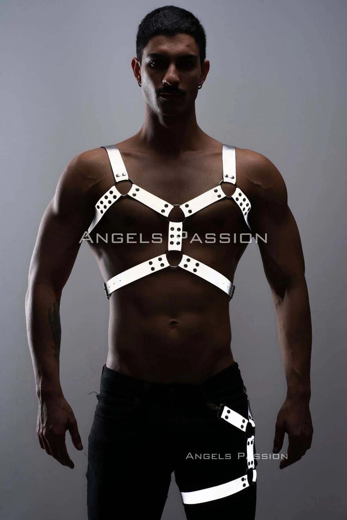 Reflective Chest & Leg Harness Set