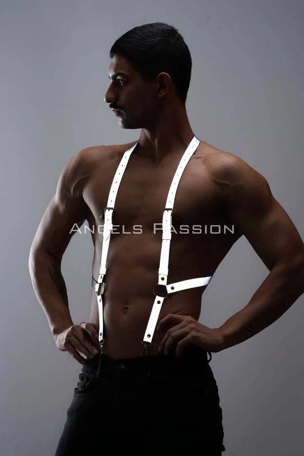 Reflective Chest Harness with O-Ring Detail