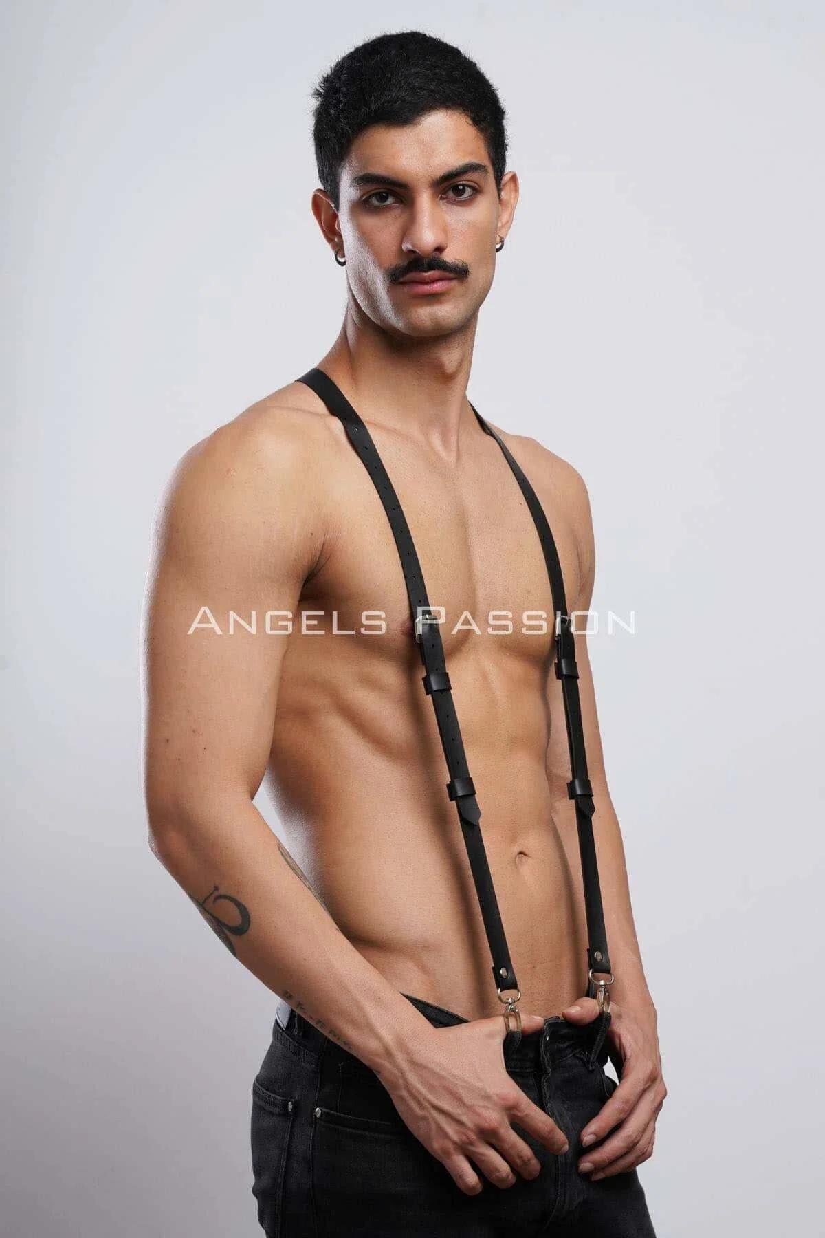 Adjustable Faux Leather Shoulder Harness Straps
