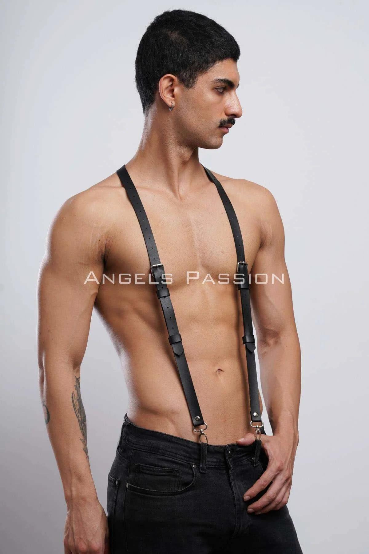 Adjustable Faux Leather Shoulder Harness Straps
