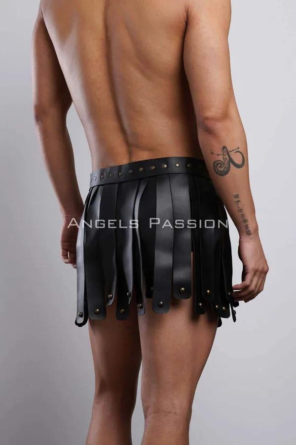Adjustable Faux Leather Gladiator Kilt Harness