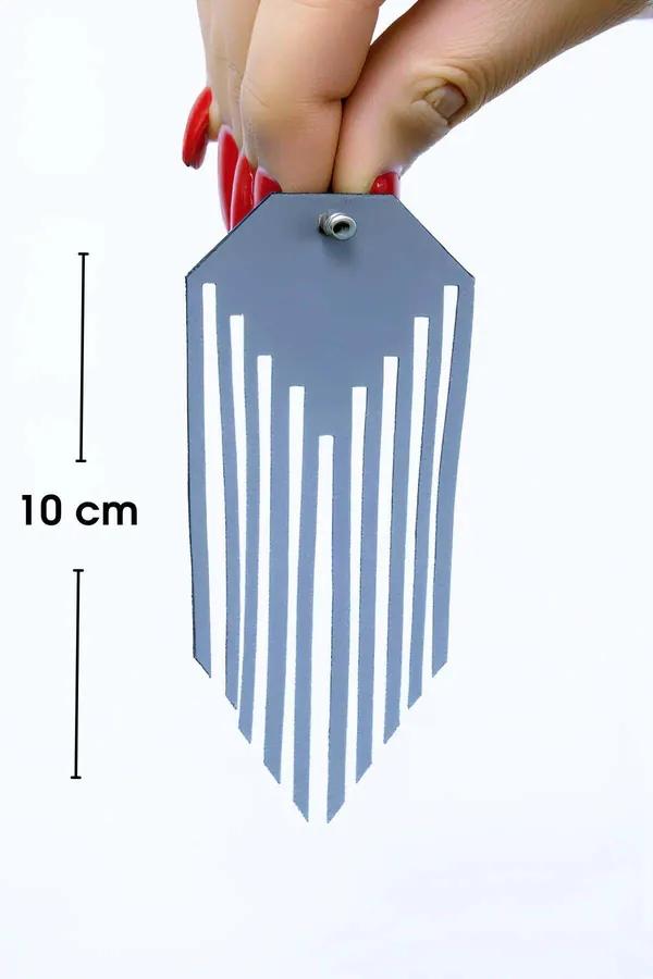 Geometric Fringe Earrings