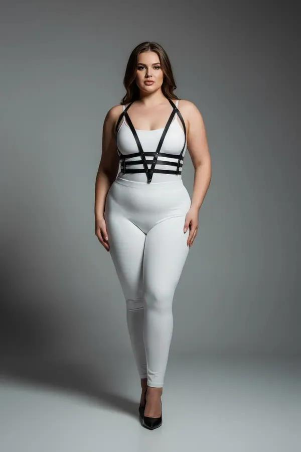 Strappy Vegan Leather Body Harness
