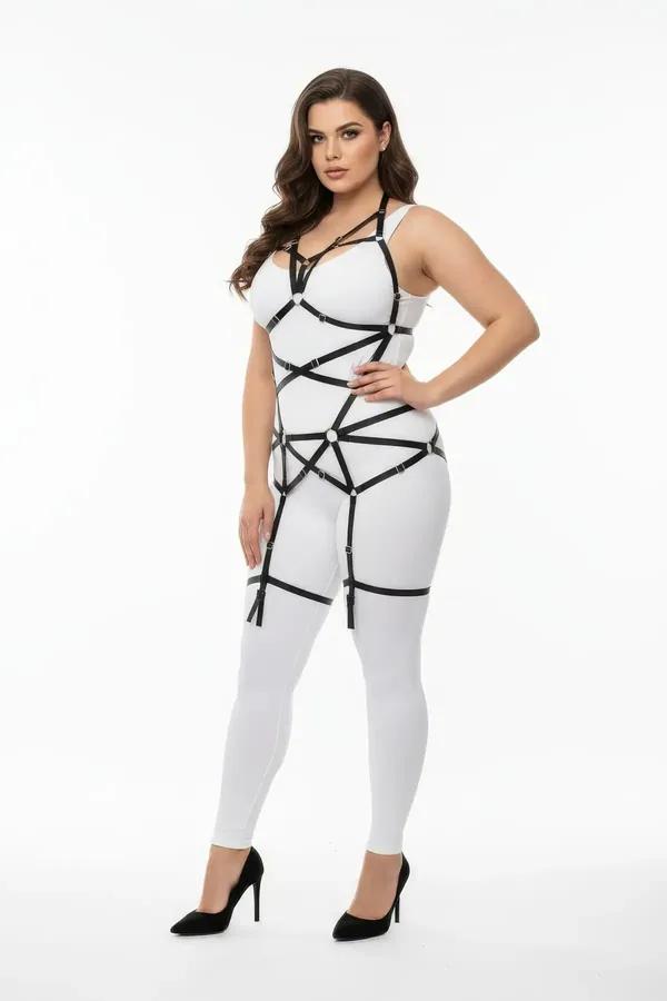 Strappy Full Body Harness with O-Rings