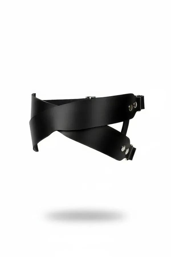 Wide Band Cross Detail Choker Harness