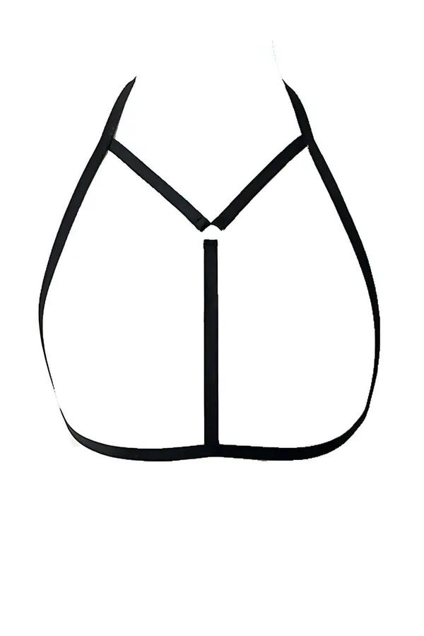 Strappy Cage Bra with O-Ring Detail