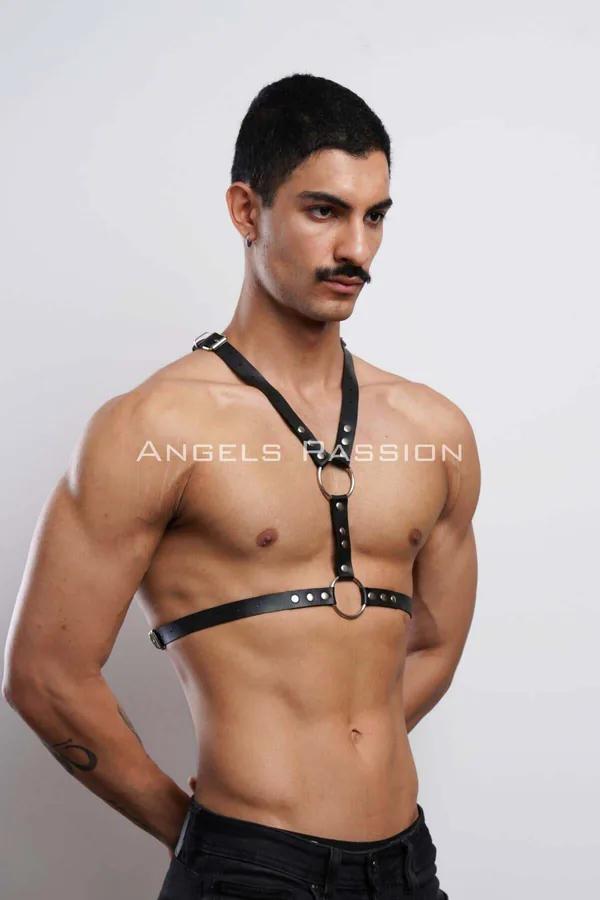Adjustable Body Harness with O-Ring & Rivets