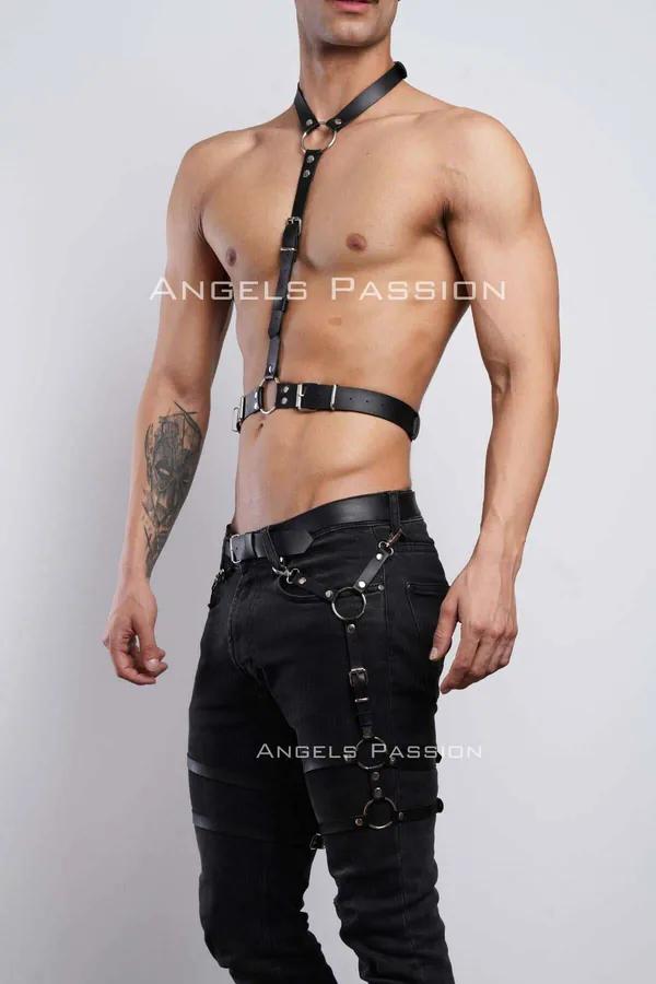 Adjustable Chest & Leg Harness Set