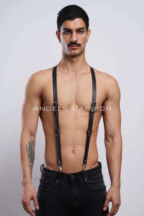 Adjustable Faux Leather Shoulder Harness Straps