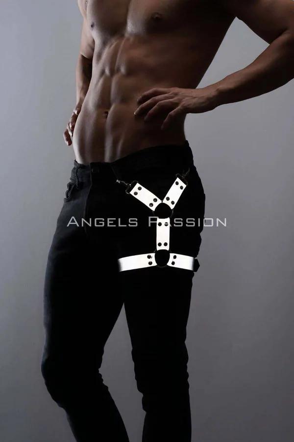 Reflective O-Ring Leg Harness Strap