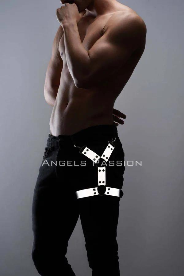 Reflective O-Ring Leg Harness Strap