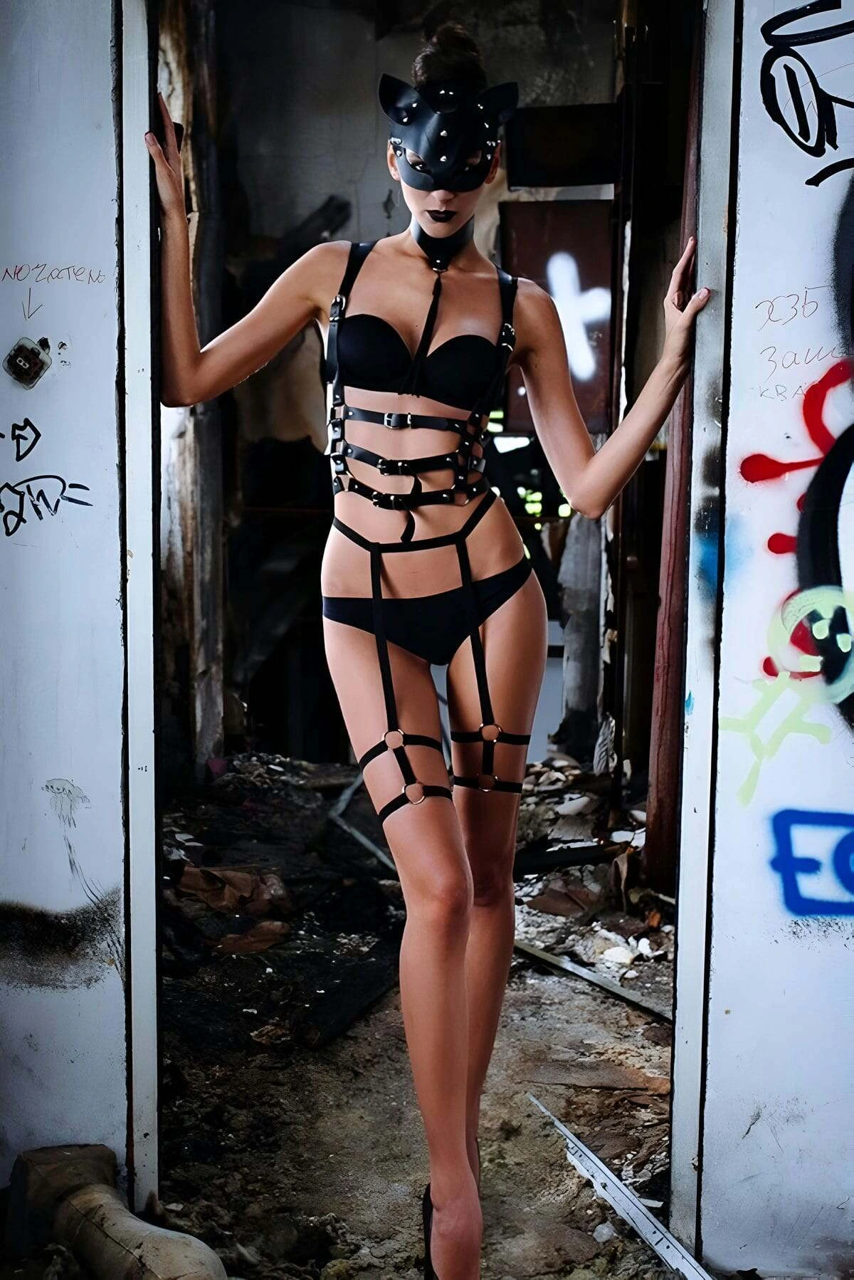 İç Giyim Özel Harness Takım - APFT302