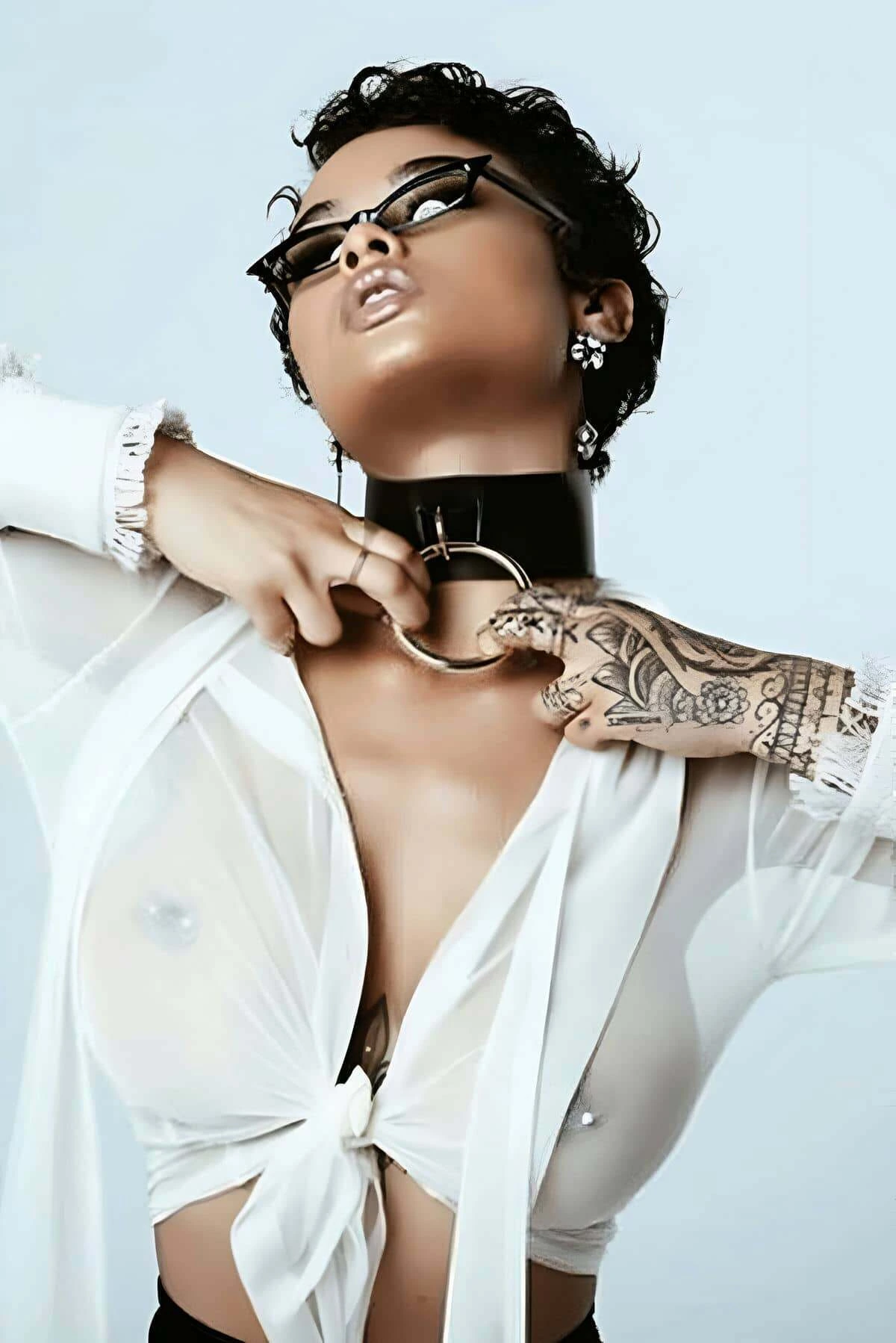 Sexy Collar with Big Ring Detail - APFT387