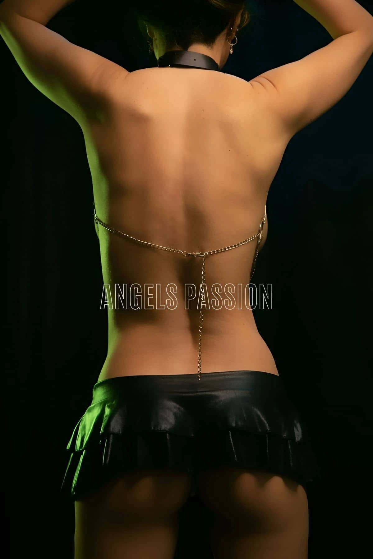 Zincirli Tasmalı Şık Harness - APFT431