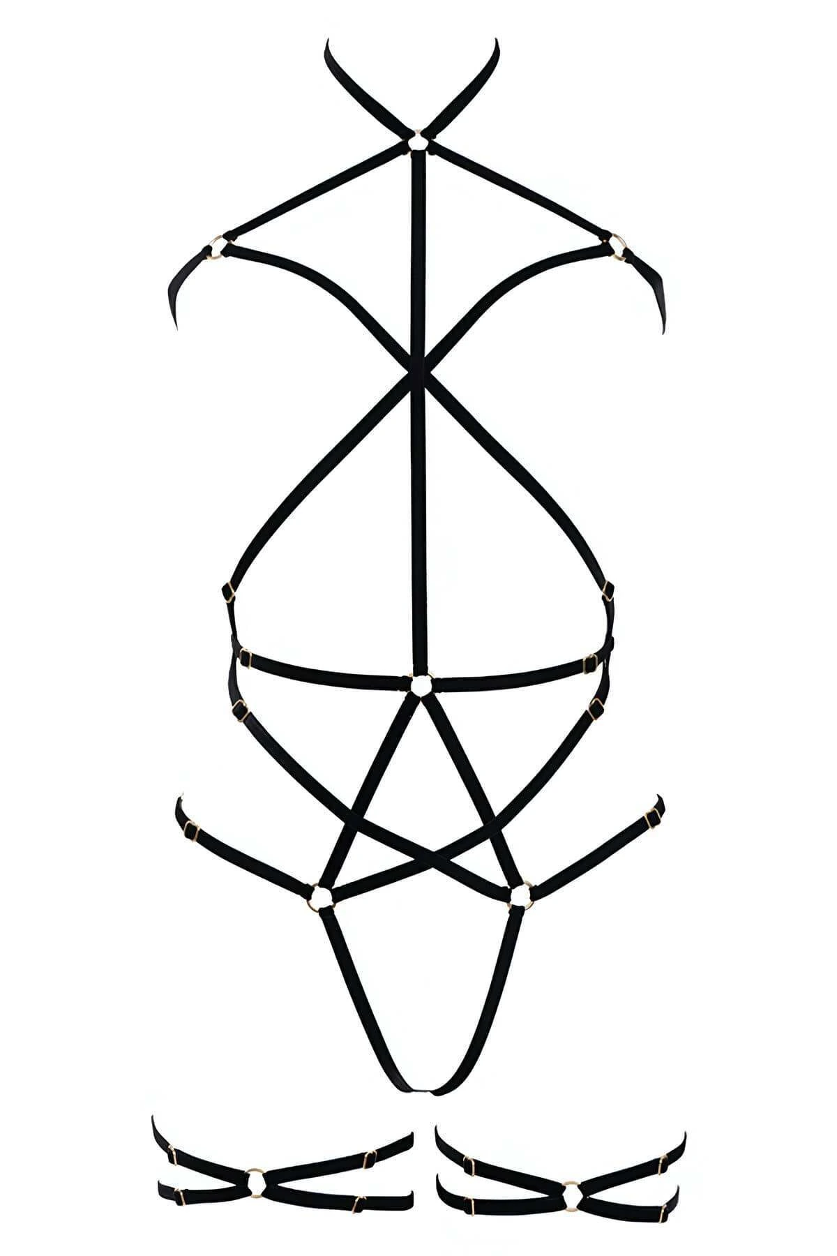 Seksi Lastik Vücut Takısı - APFT341