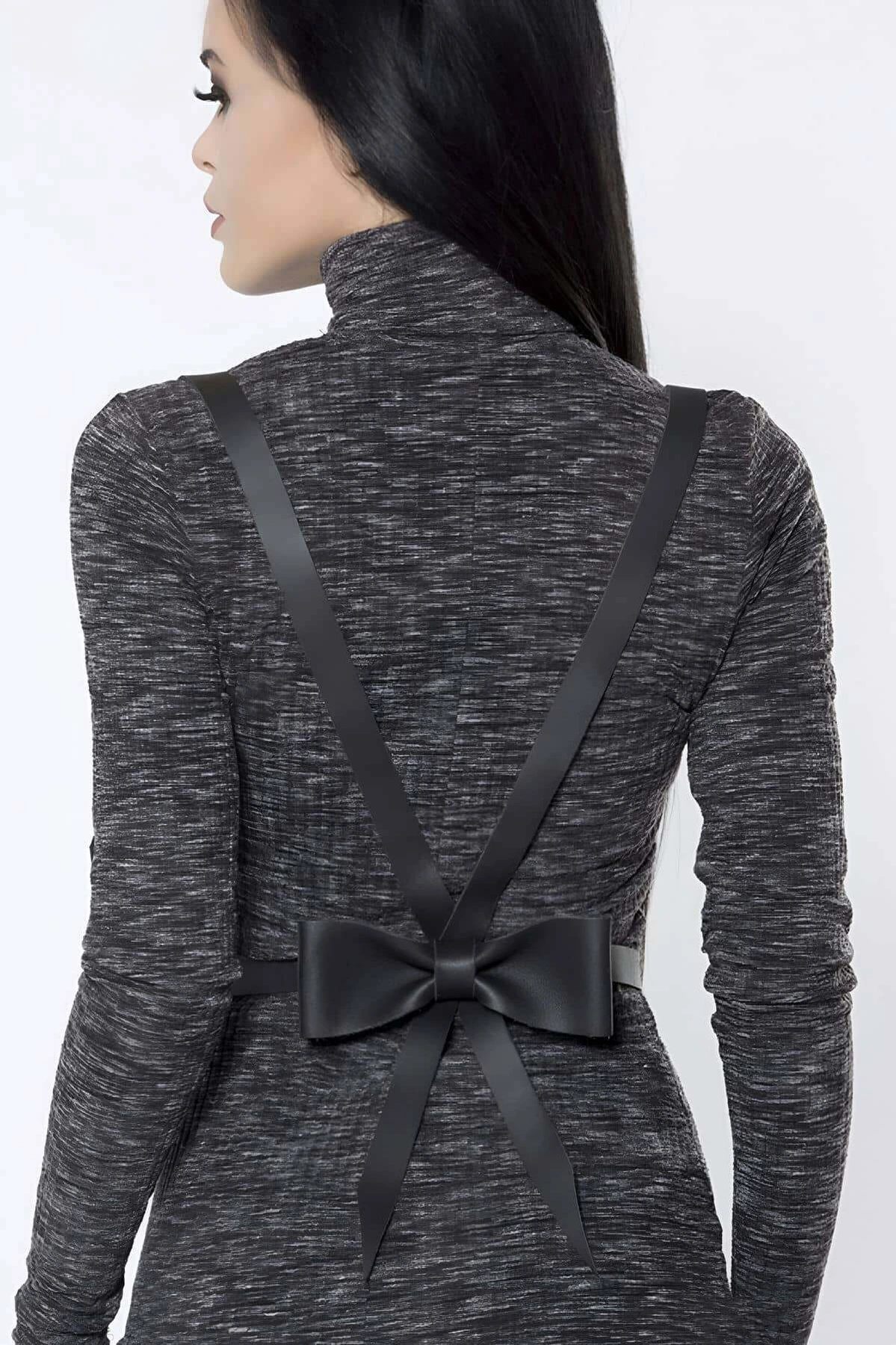 Beli Kurdeleli Şık Deri Harness - APFT177