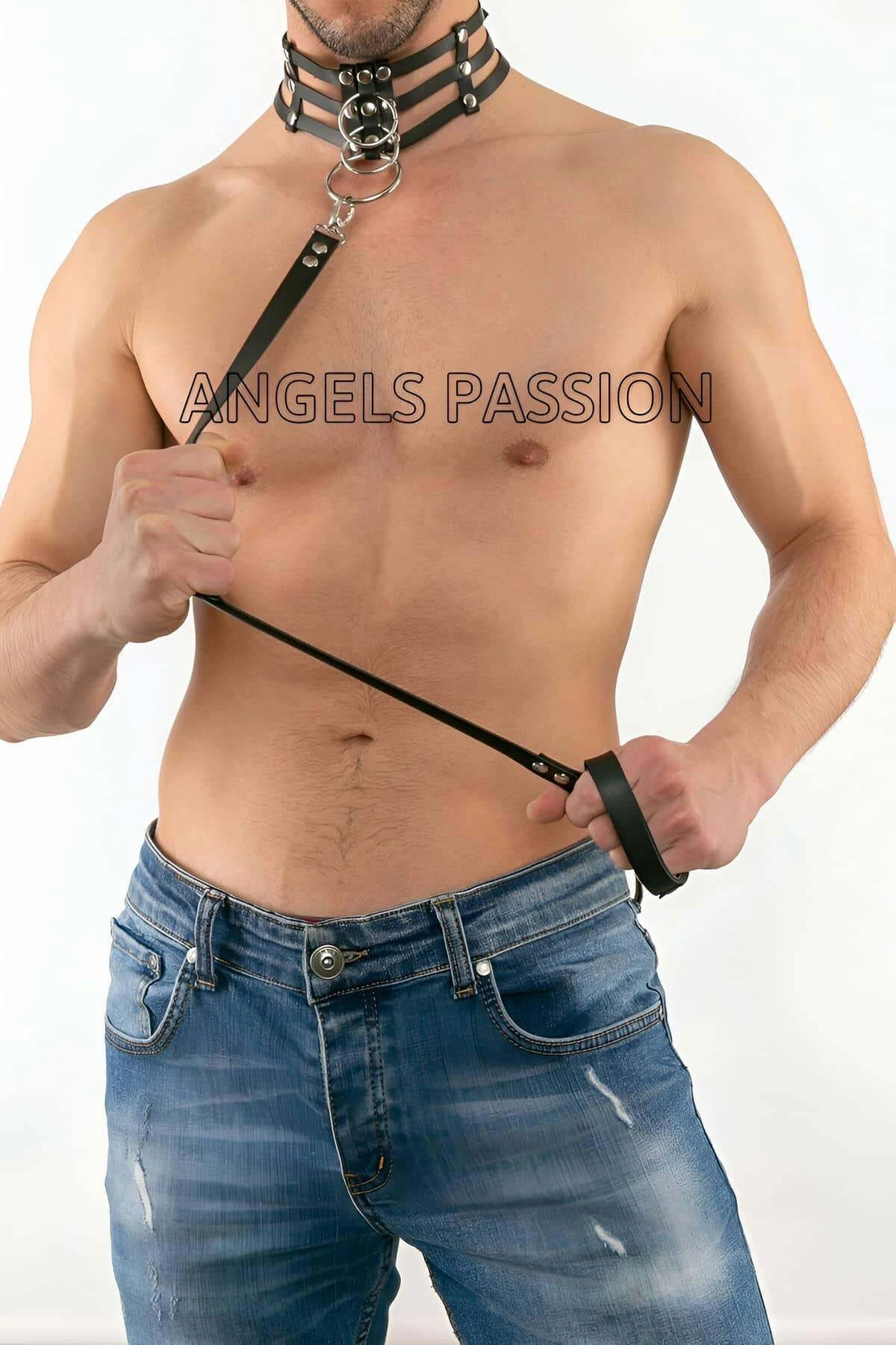 Seksi Erkek Deri Tasma Takım - APFTM53