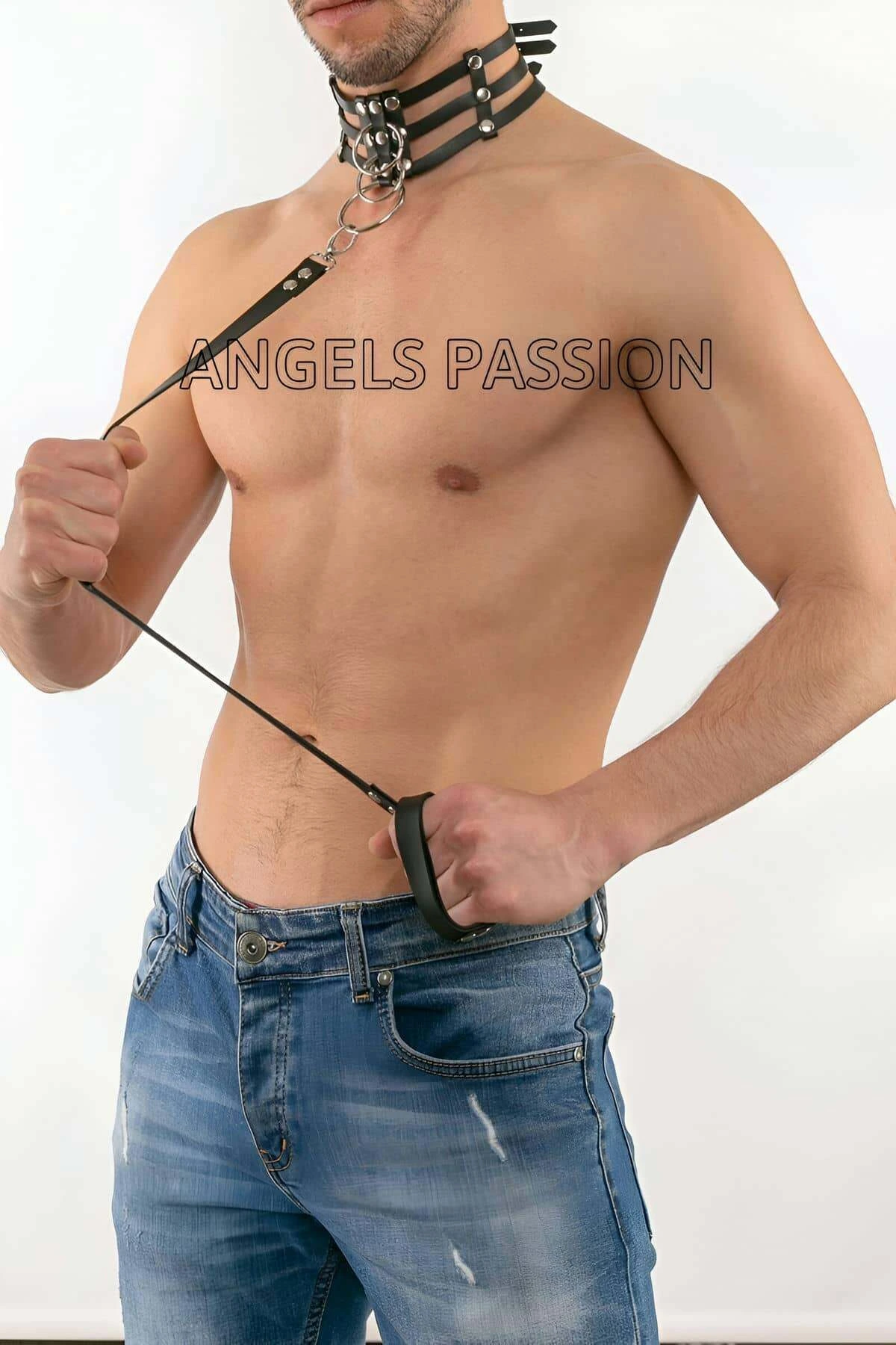 Seksi Erkek Deri Tasma Takım - APFTM53