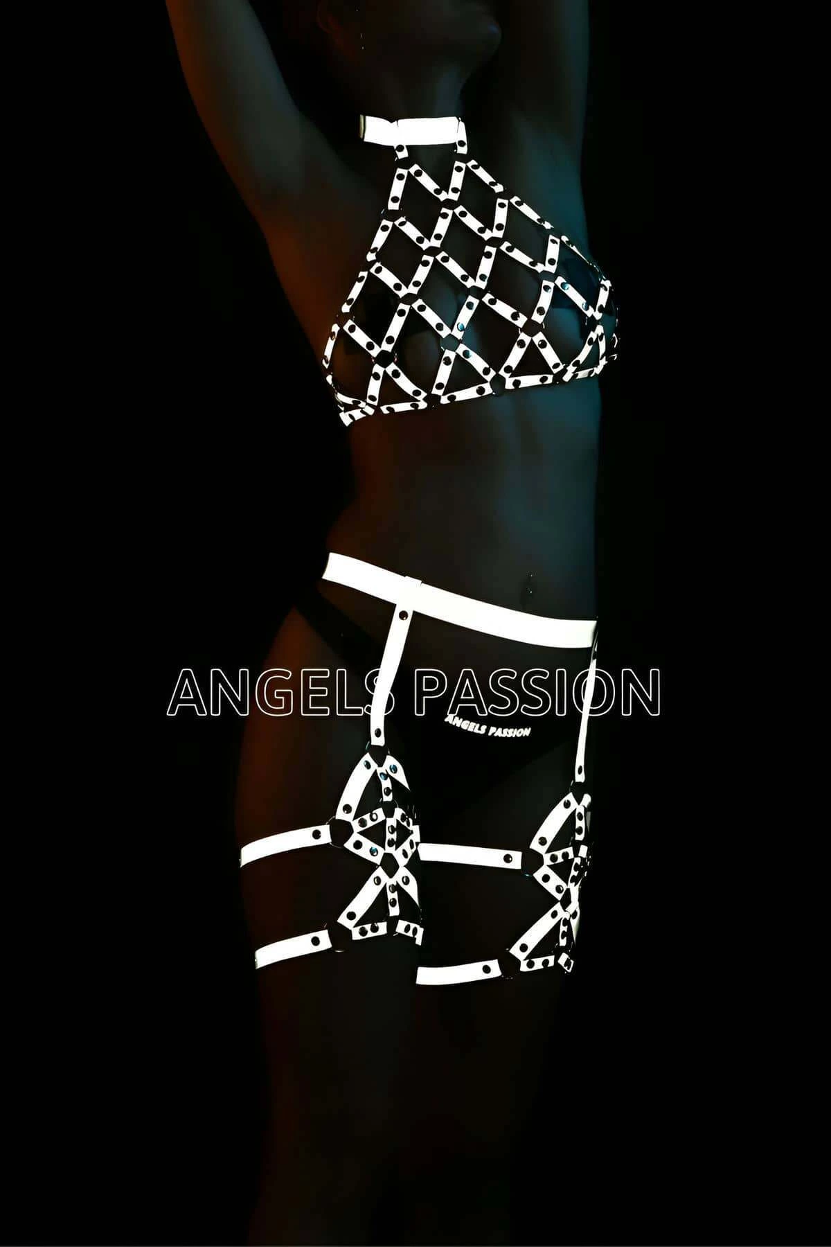 Club Dresses Dancer Clothes Reflective Harness - APFT460