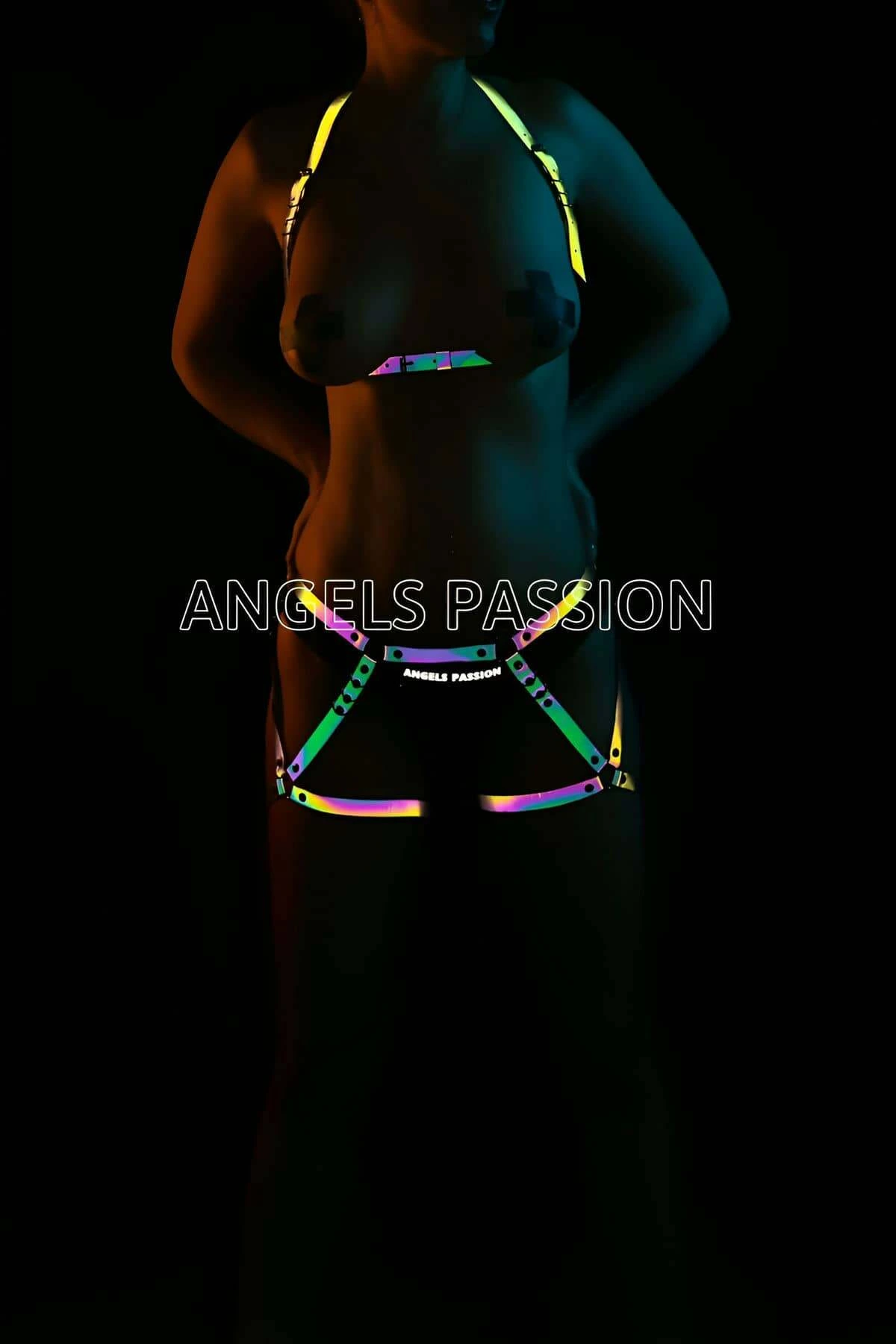 Erotic Clothing Reflective Harness Set
