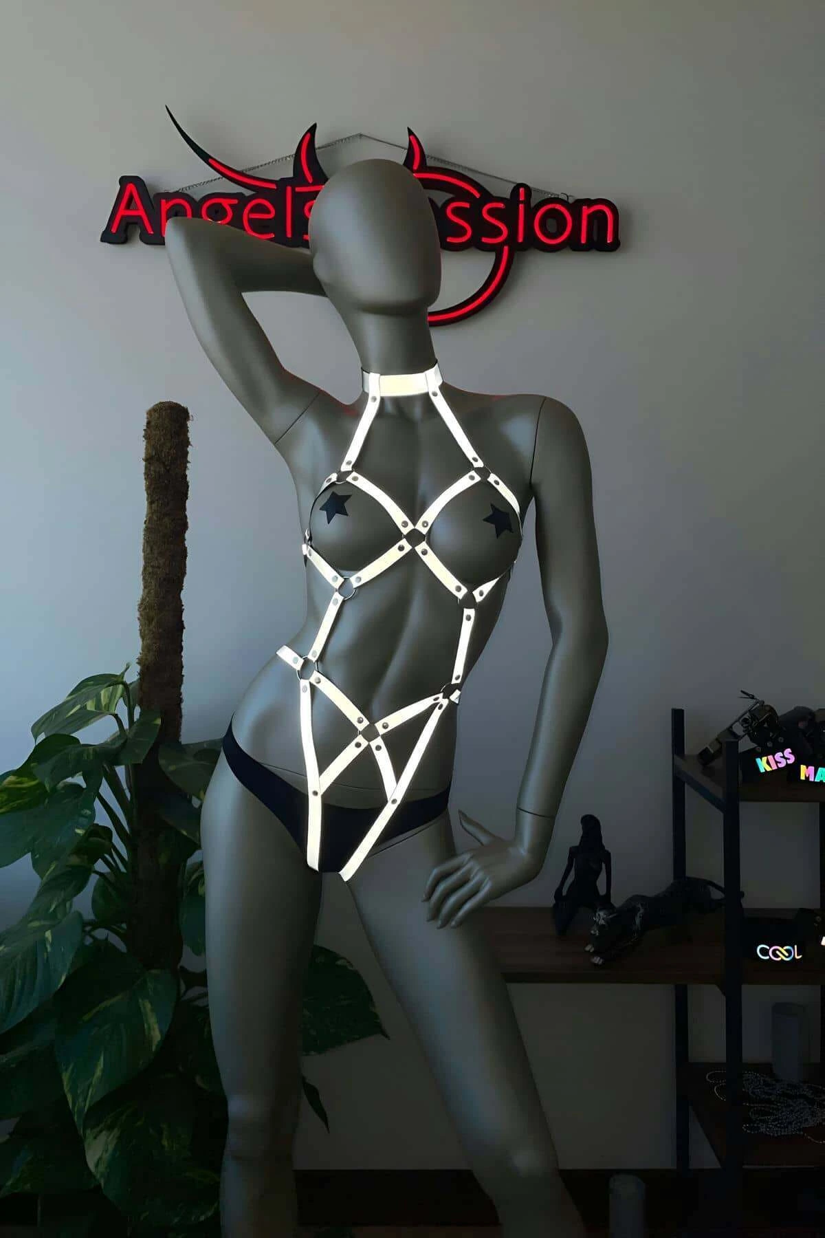 Dancer Accessories Reflective Body Harness - APFT514