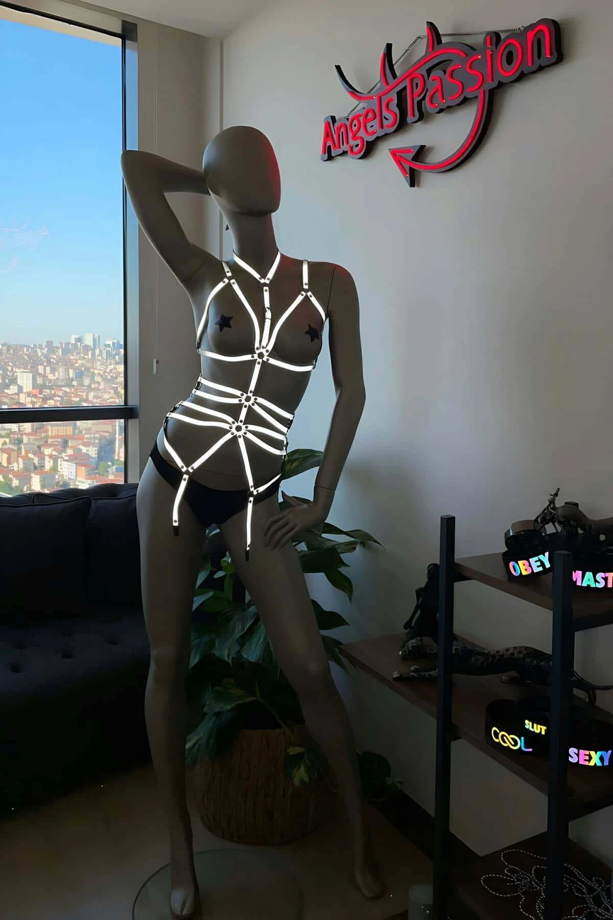 Glow in the Dark Fancy Wear Harness - APFT262