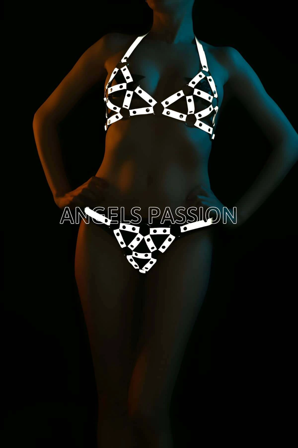 Reflective Sexy Bra Set - APFT422