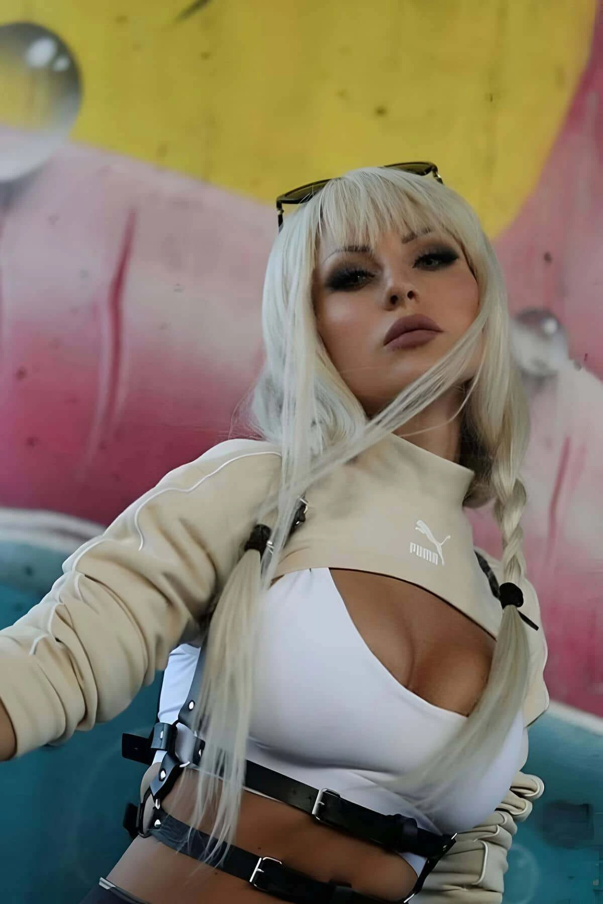 Şık Deri Kemer, Beli Saran Deri Harness - APFT606