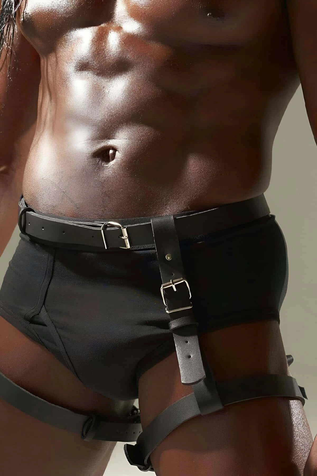 Waist And Leg Adjustable Men's Harness - APFTM81