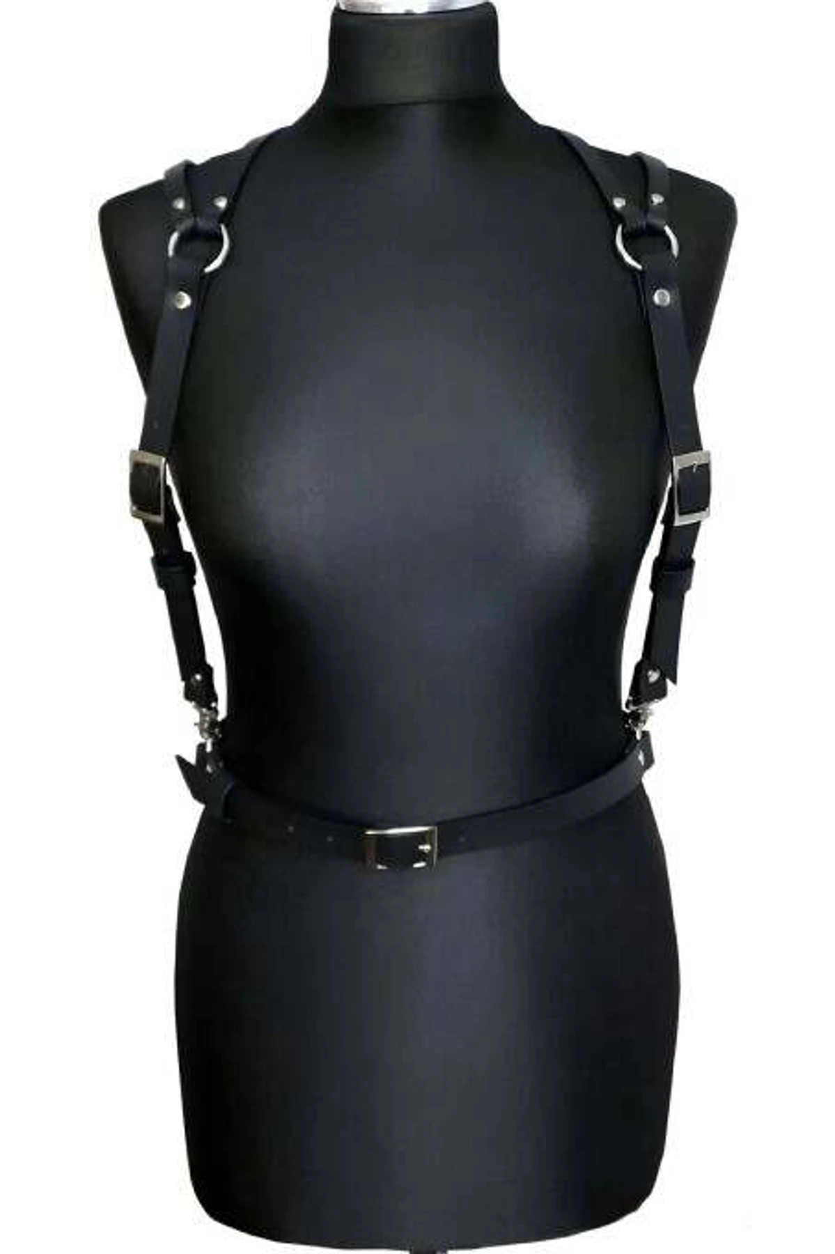 Sexy Leather Shoulder Chest Harness - APFT916