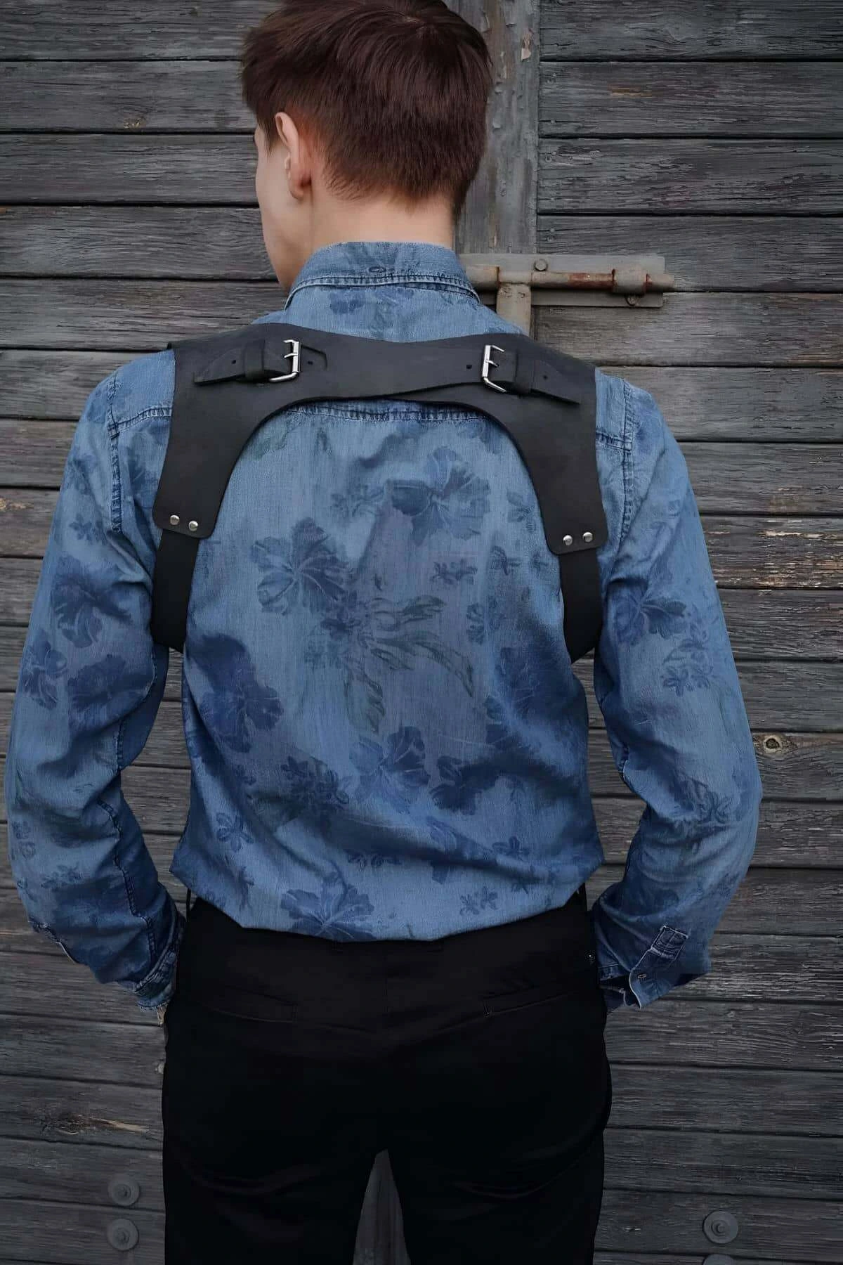 Men's Leather Sexy Harness - APFTM134