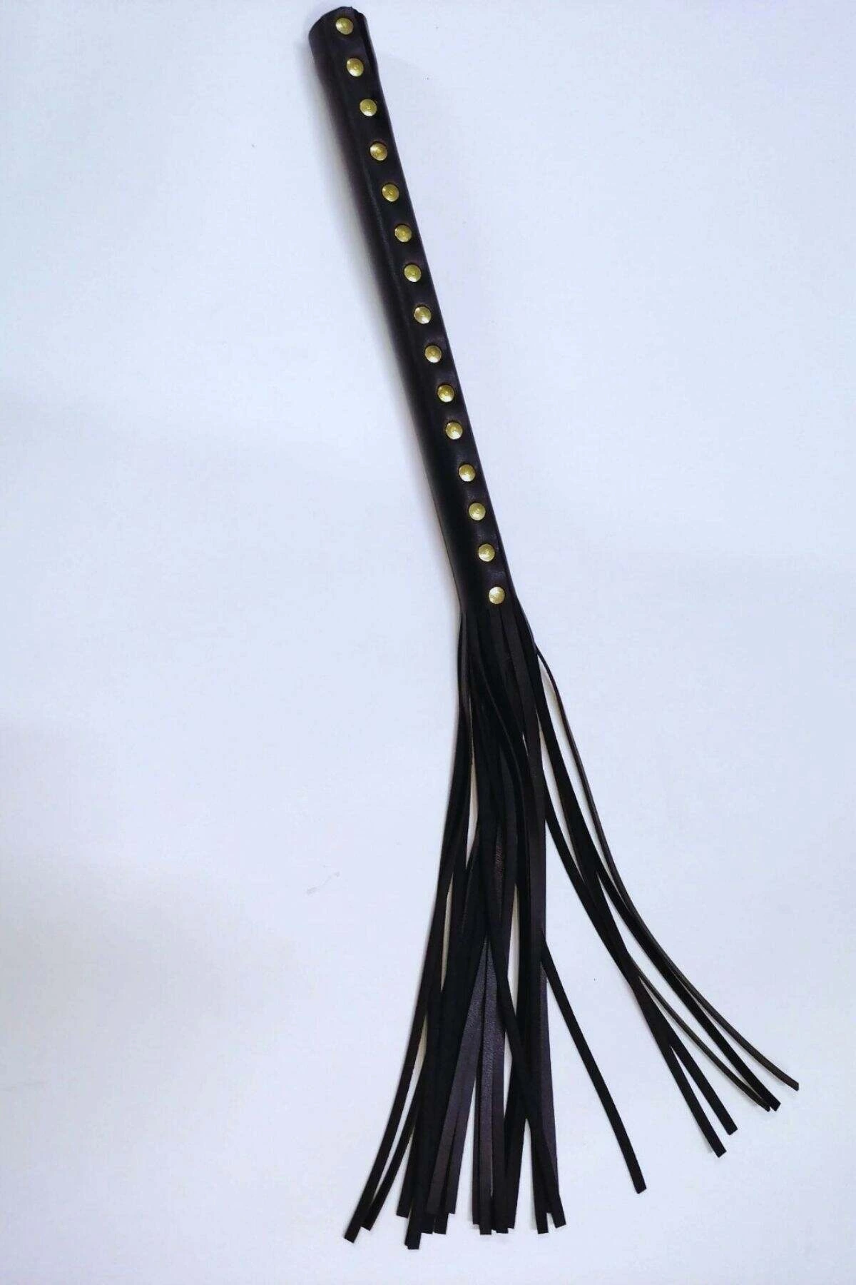 Leather Whip, Tasseled Whip, Black Whip - APFT1245
