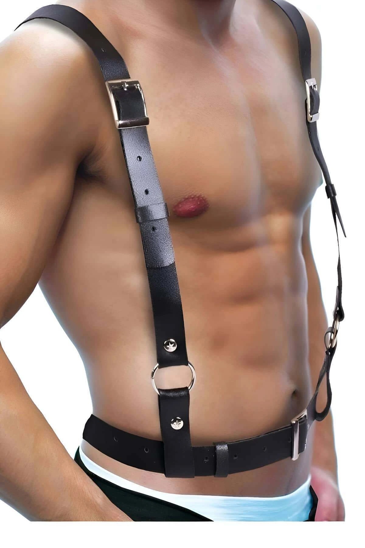 Leather Harness Accessory, Stylish Men's Harness - APFTM168