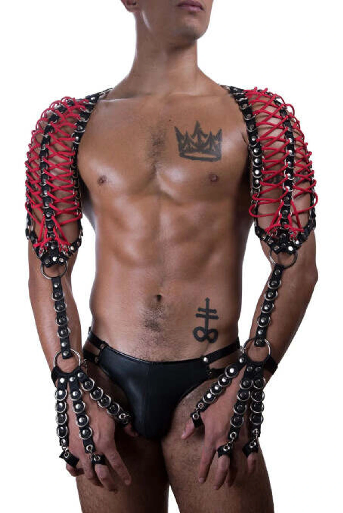 Men's Fancy Arm and Shoulder Elastic Harness - APFTM182