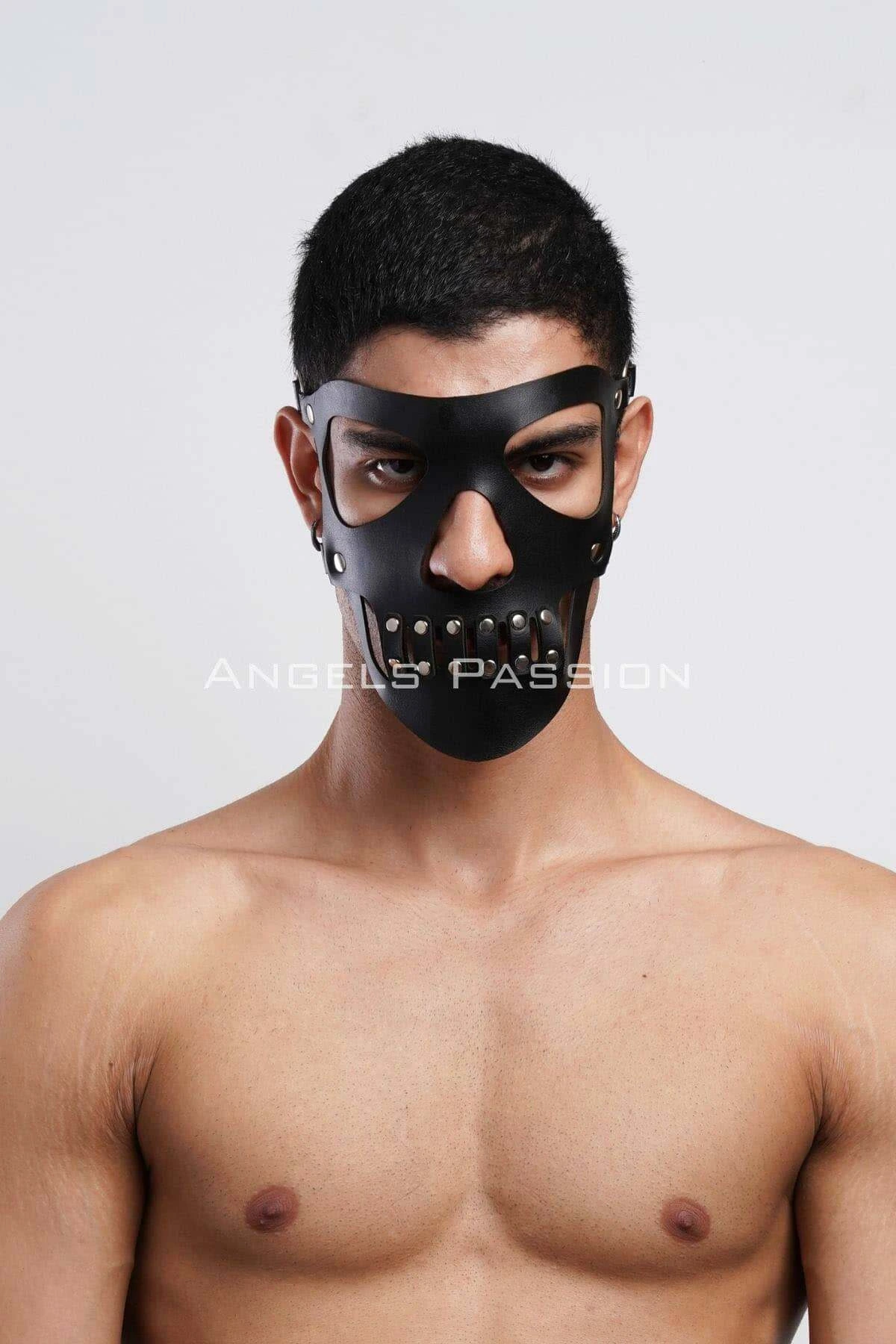 Leather Mask, Party Mask, Men's Mask, Sexy Mask - APFTM125