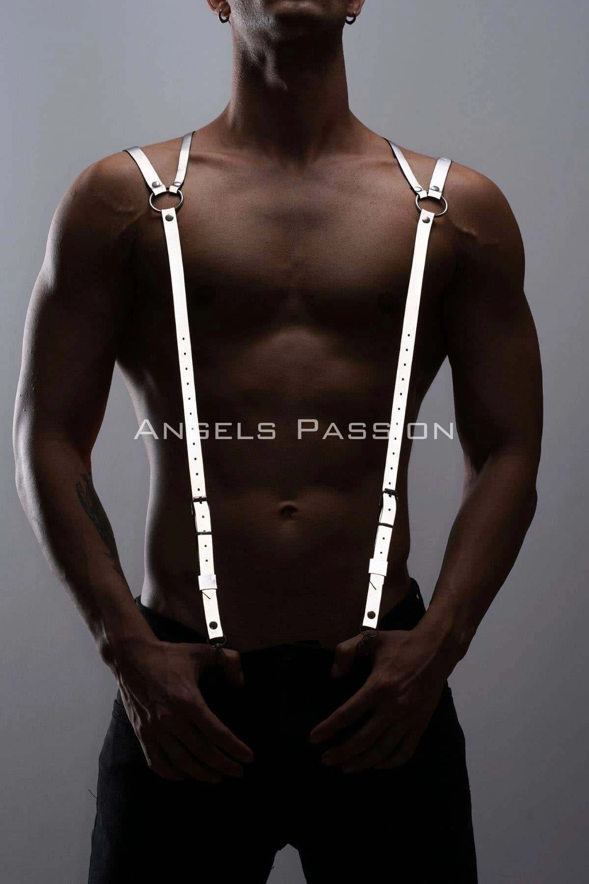 Reflective (Reflected in the Dark) Men's Trouser Hanger, Men's Trouser Shoulder Belt - APFTM10