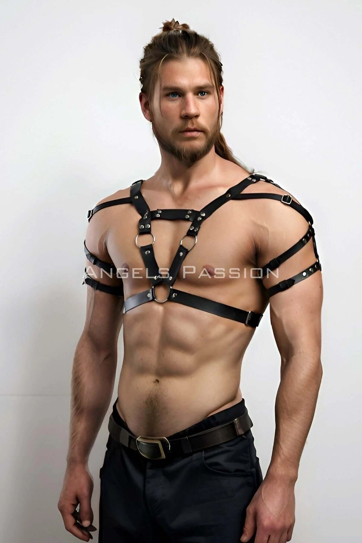 Warrior Viking Men's Harness, Men's PartyWear, Viking Cosplay - APFTM6