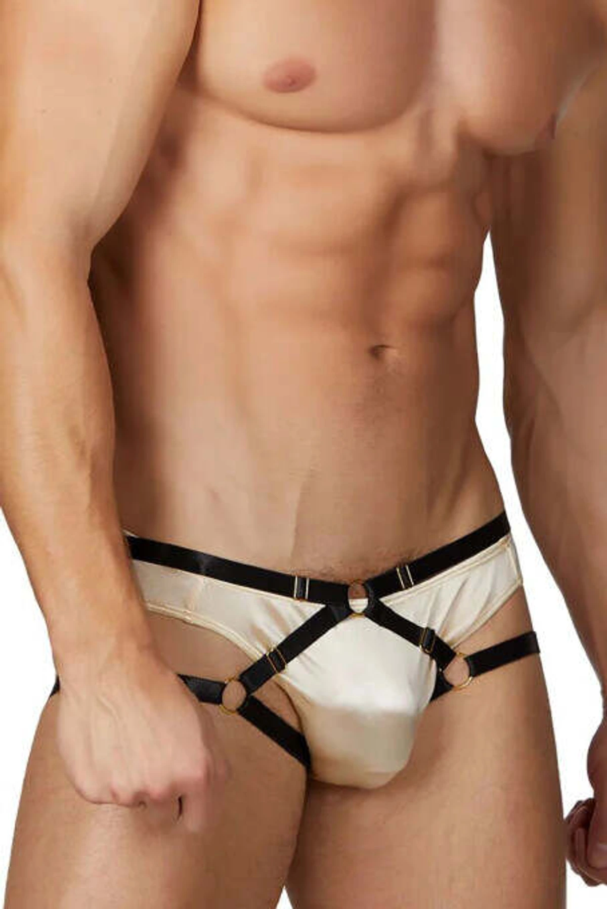 Fancy Men's Rubber Harness - APFTM217