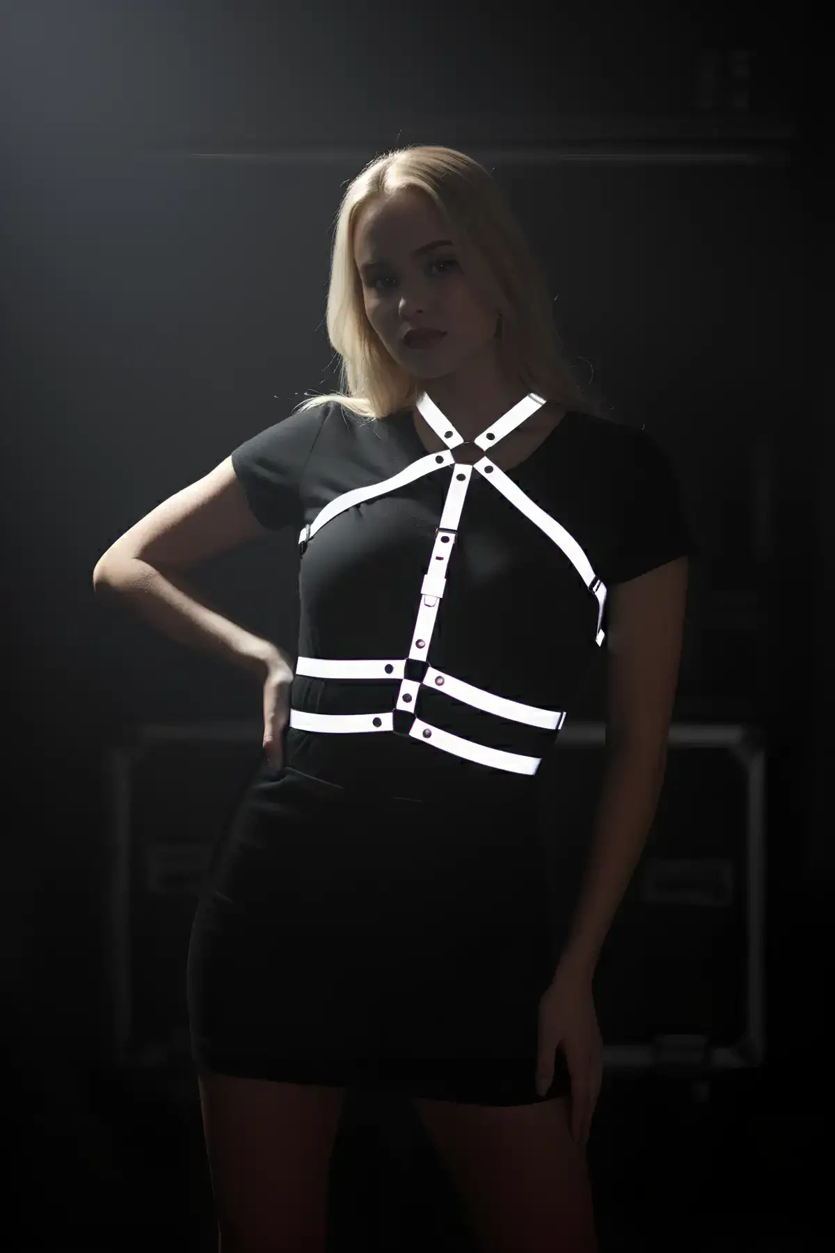 Glow in the Dark Stylish Chest Harness, Harness Patywear - APFT218