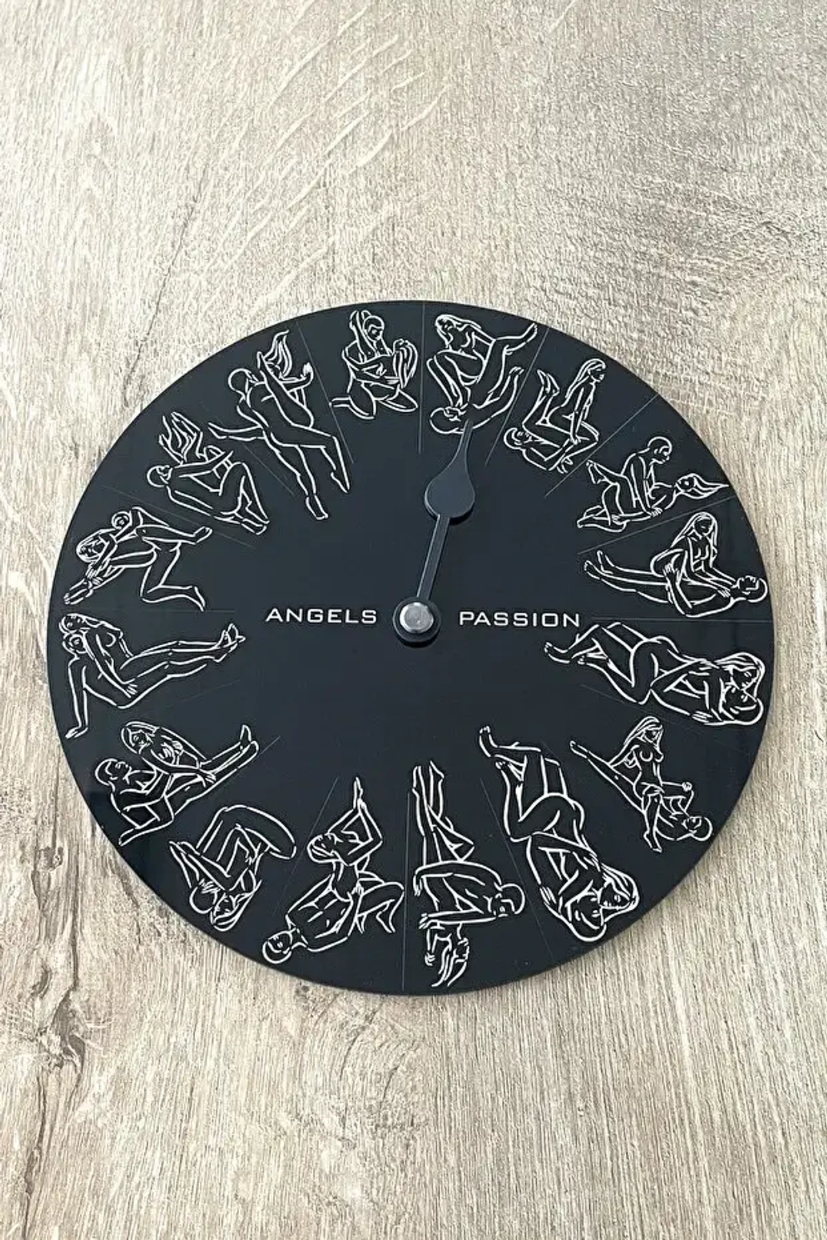 Fantasy Position Wheel - Black Plexiglass Fantasy Wheel, Sex Toys