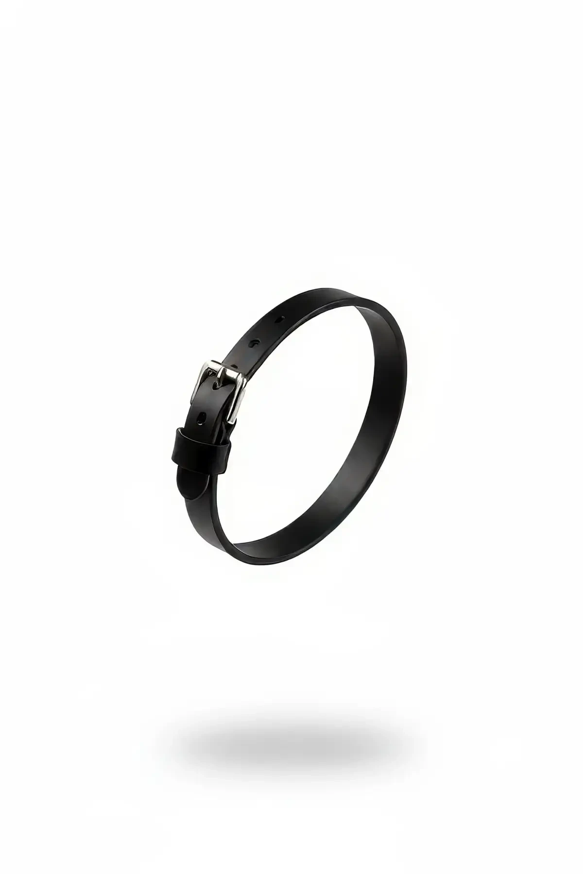 Black Women's Bracelet Thin Faux Leather Bracelet - APFT1092